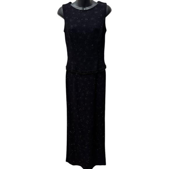 Vintage Scott McClintock Millennium 2000  Beaded Gown - Picture 9 of 10